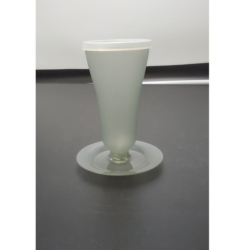 VINTAGE Tupperware Parfait Dish w/Base & Lid 755, 754, 296